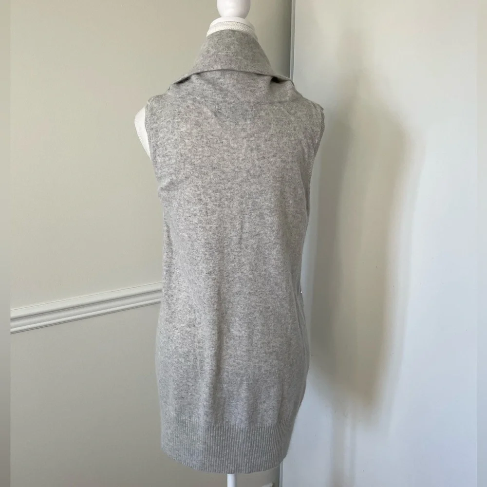 Zara Angora Blend Sequin Cowl Sleeveless Sweater M - Picture 3 of 8